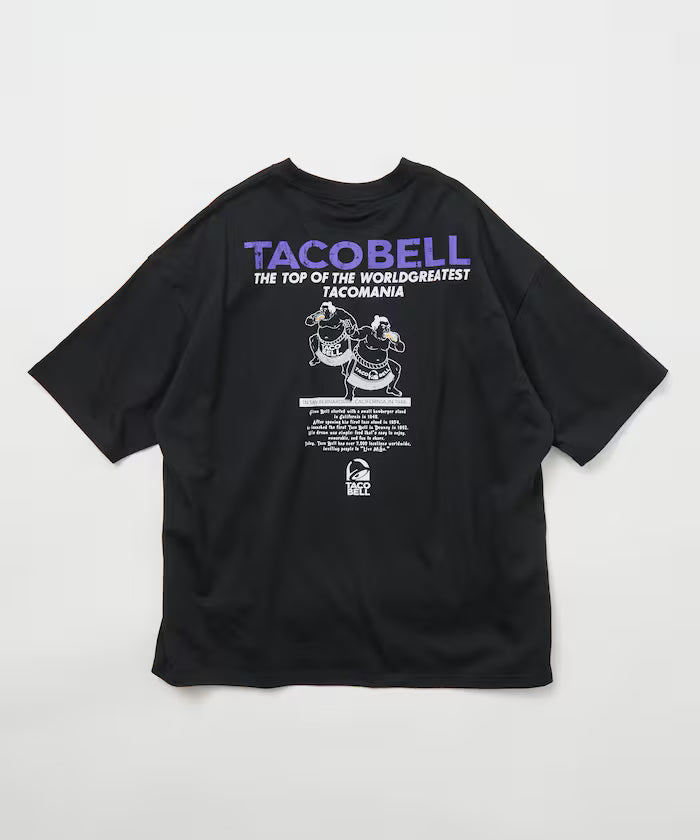 Limited Edition TACOBELL×FREAK'S STORE Exclusive Big Silhouette Back Print Crew Neck T-Shirt