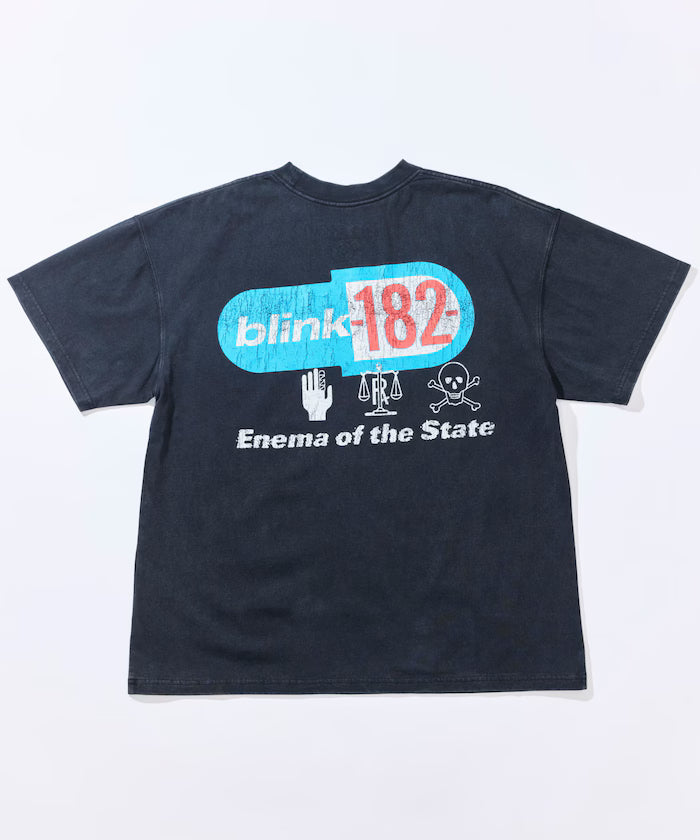 【EXCLUSIVE】BLINK182 print Tee / Blink182 print crew neck T-shirt