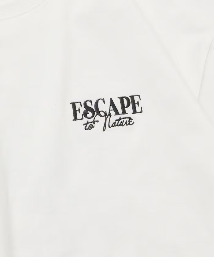 Limited Edition Relaxed Fit Back Print Crew Neck T-Shirt FOREST BATHING MAN TEE