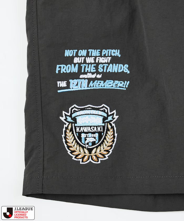 [Available for sale starting May 15 at 12:00] J.LEAGUE × FREAK'S STORE Exclusive SUPPORTERS NYLON SHORTS [Kawasaki Frontale]