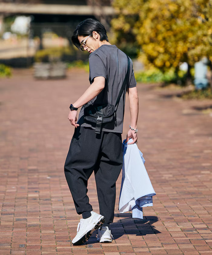 AiRide/Air Ride Semi-Wide Silhouette Cropped Easy Pants/Pocketable/Quick-Dry/UV Cut 【Limited Edition】