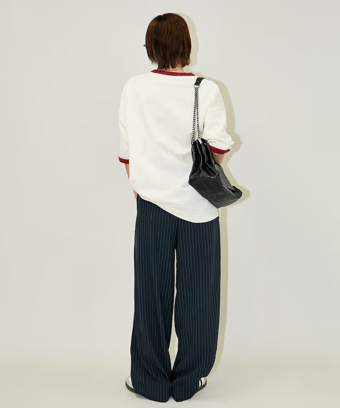 <Functional Material>Mickey Mouse/Sketch Ringer T-Shirt Limited Edition