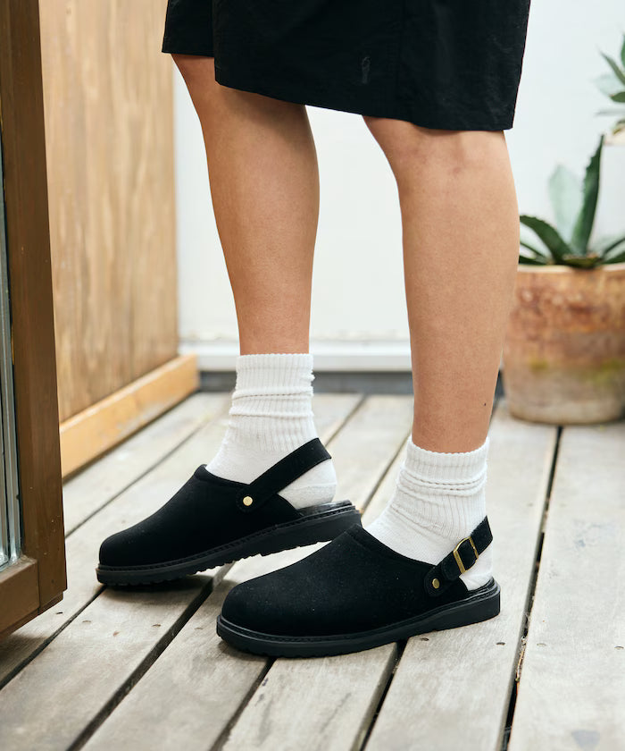 Limited Edition Leatherette SW 2way Clog Sandals with Backstrap
