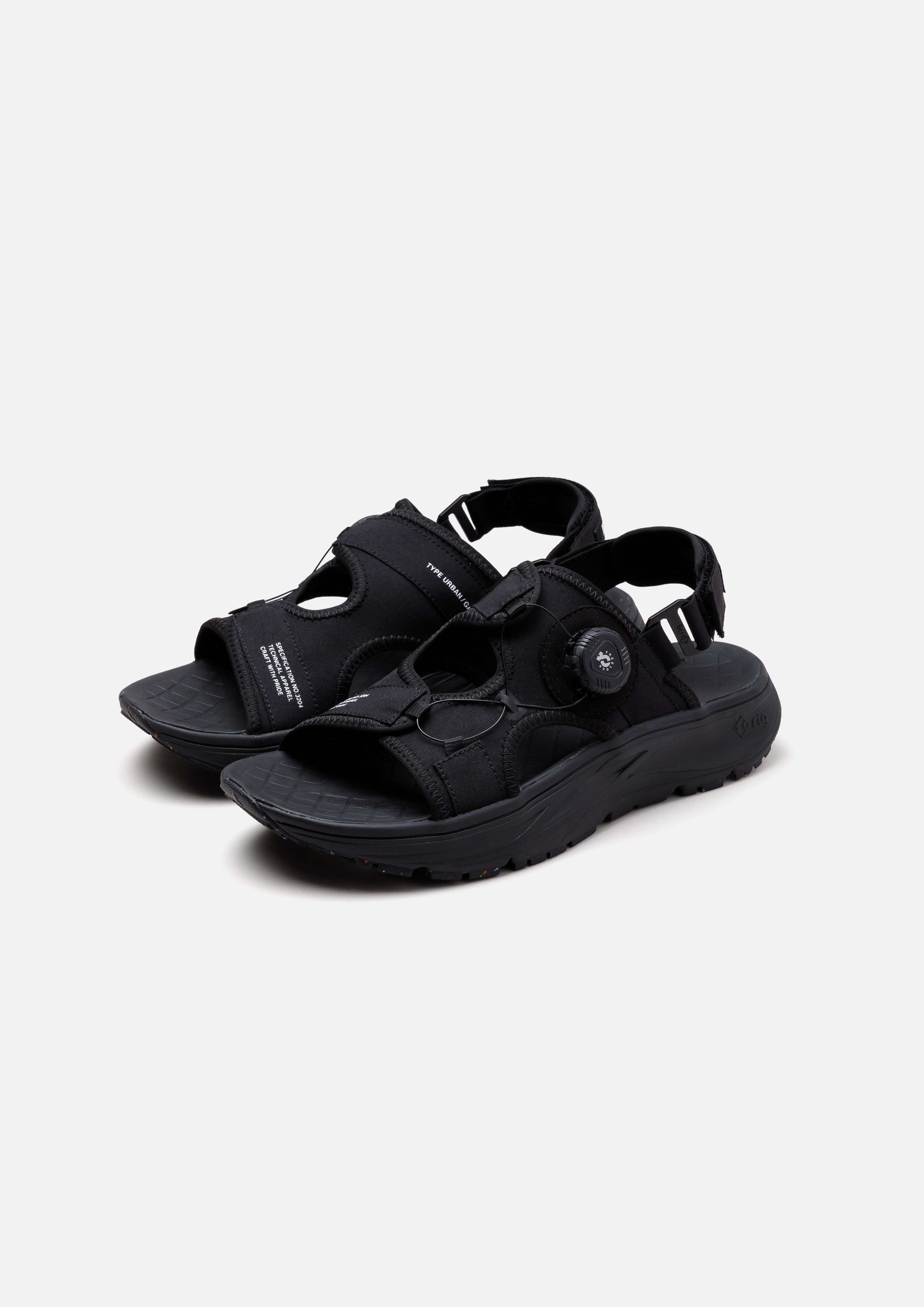 Nh X Rig Footwear Solid Sandal - BLACK