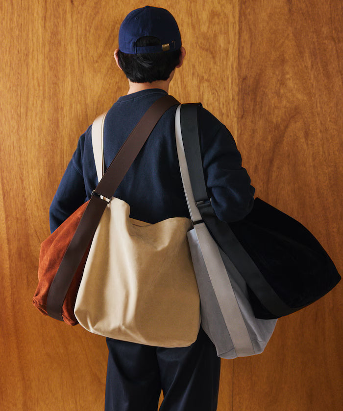 Custom ECO SUEDE SHOULDER BAG Eco Suede Shoulder Bag