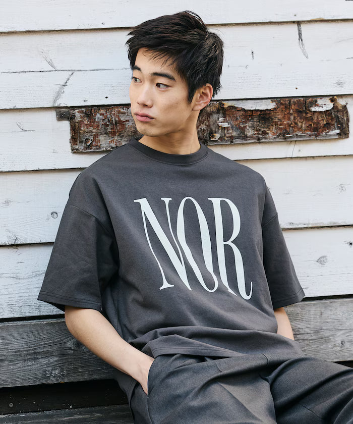 Big Silhouette Print Crew Neck T-Shirt / NOR 【Limited Release】