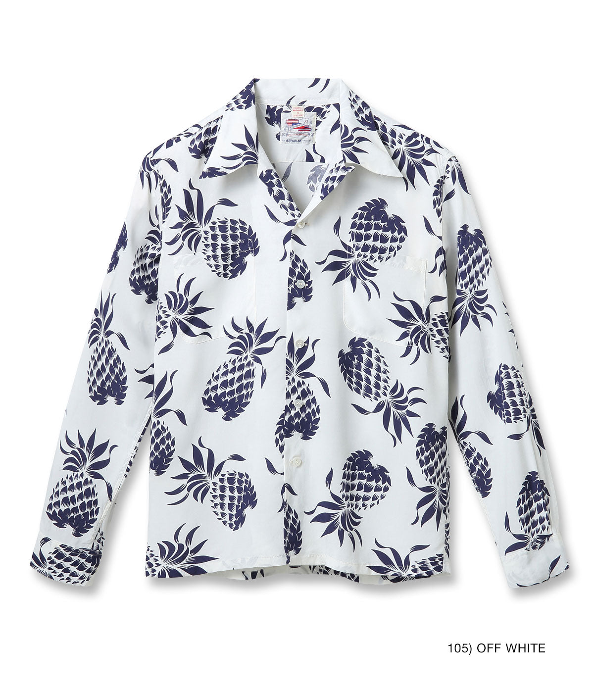 DUKE KAHANAMOKU SPECIAL EDITION “DUKE'S PINEAPPLE” (LONG SLEEVE) - OFF WHITE