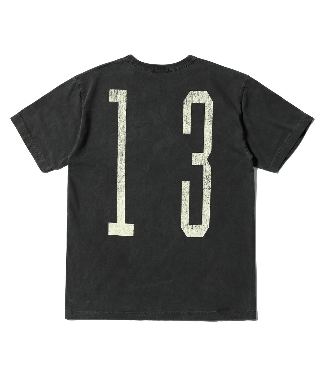 MODUCT PIGMENT DYED “UNLUCKY NUMBER” T-SHIRT (SHORT SLEEVE)