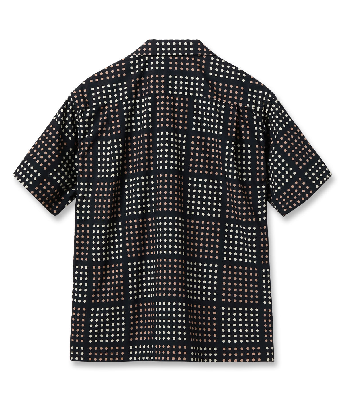 TYPEWRITER COTTON OPEN SHIRT “POLKA DOT”