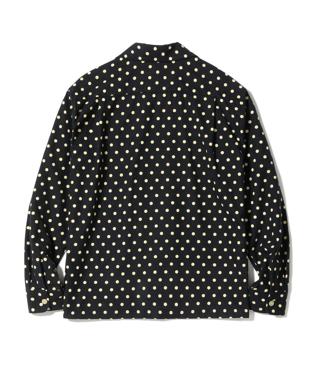 Early 1950s Style Flannel Sports Shirt “POLKA DOT”