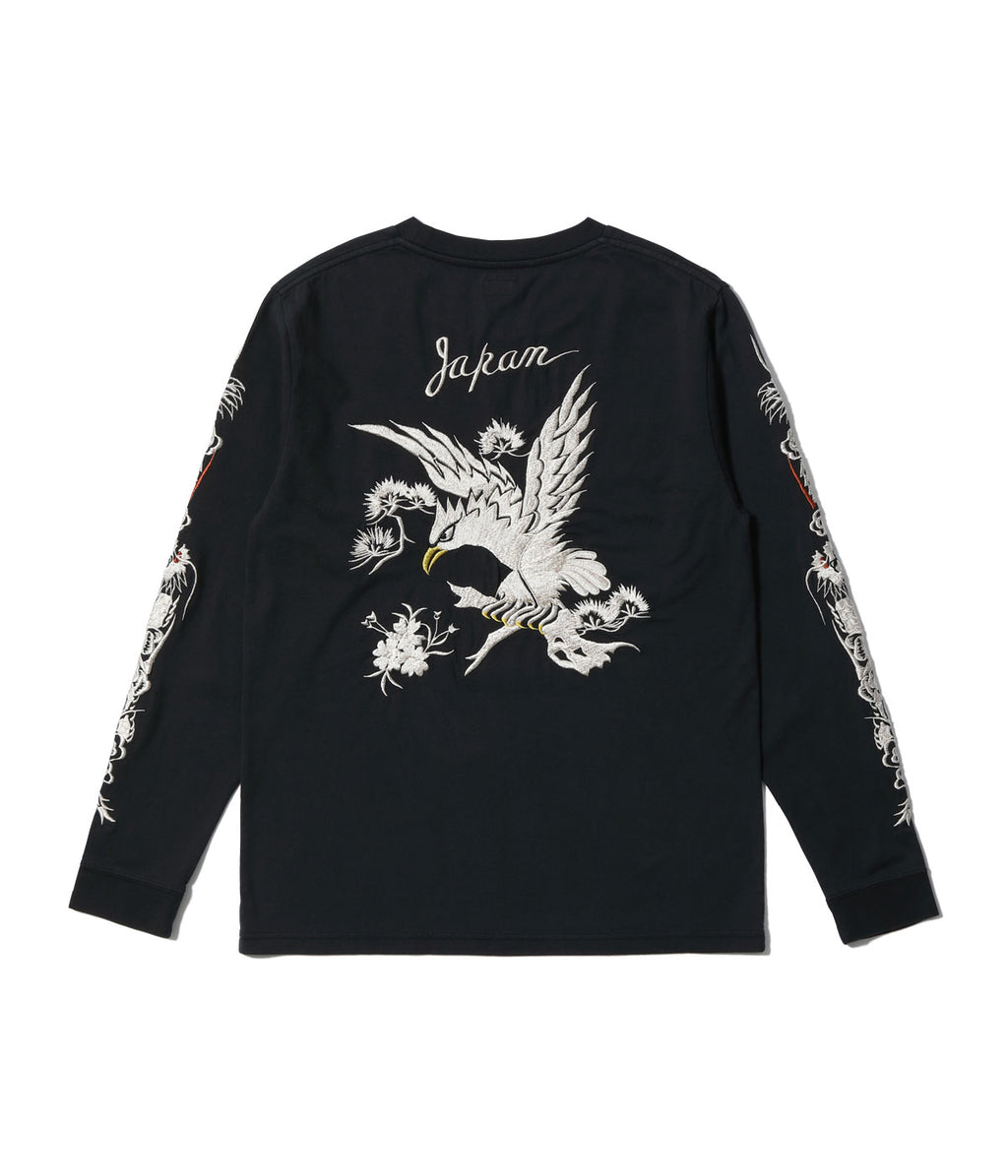 LONG SLEEVE SUKA T-SHIRT EMBROIDERED “EAGLE”