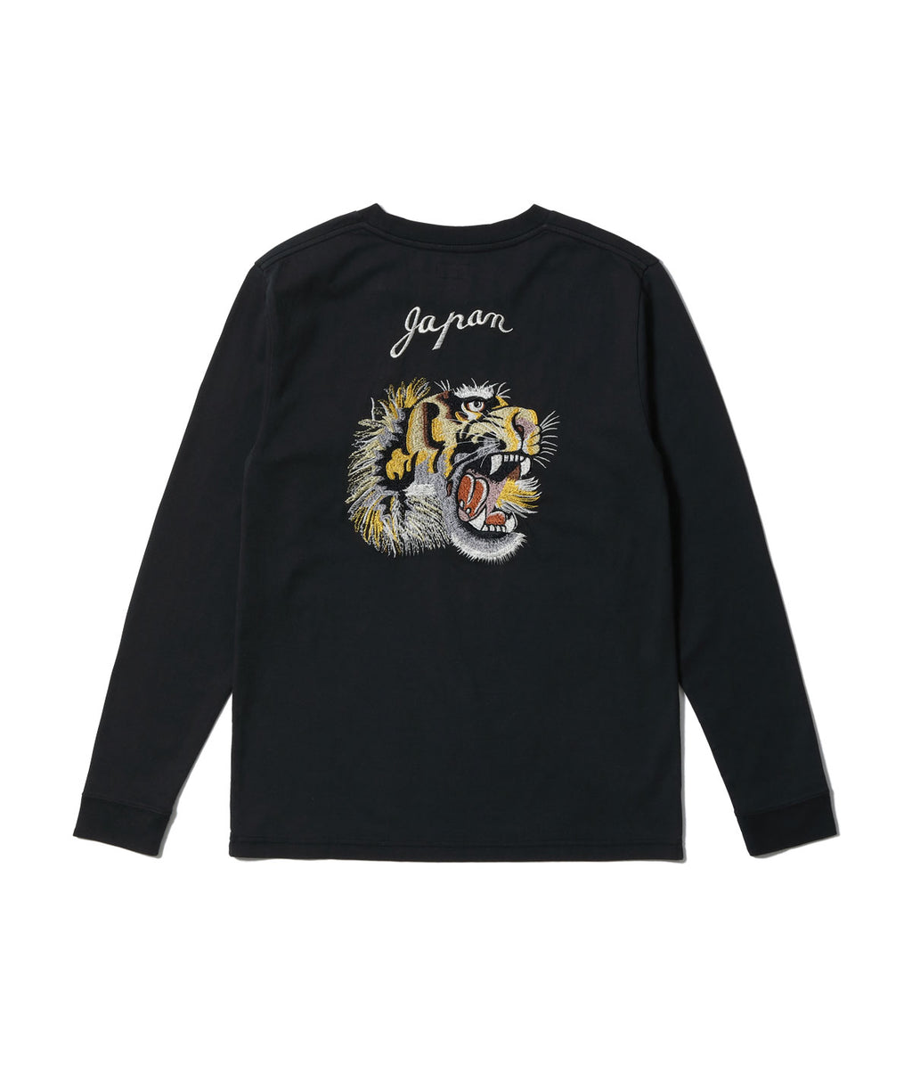 LONG SLEEVE SUKA T-SHIRT EMBROIDERED “TIGER”