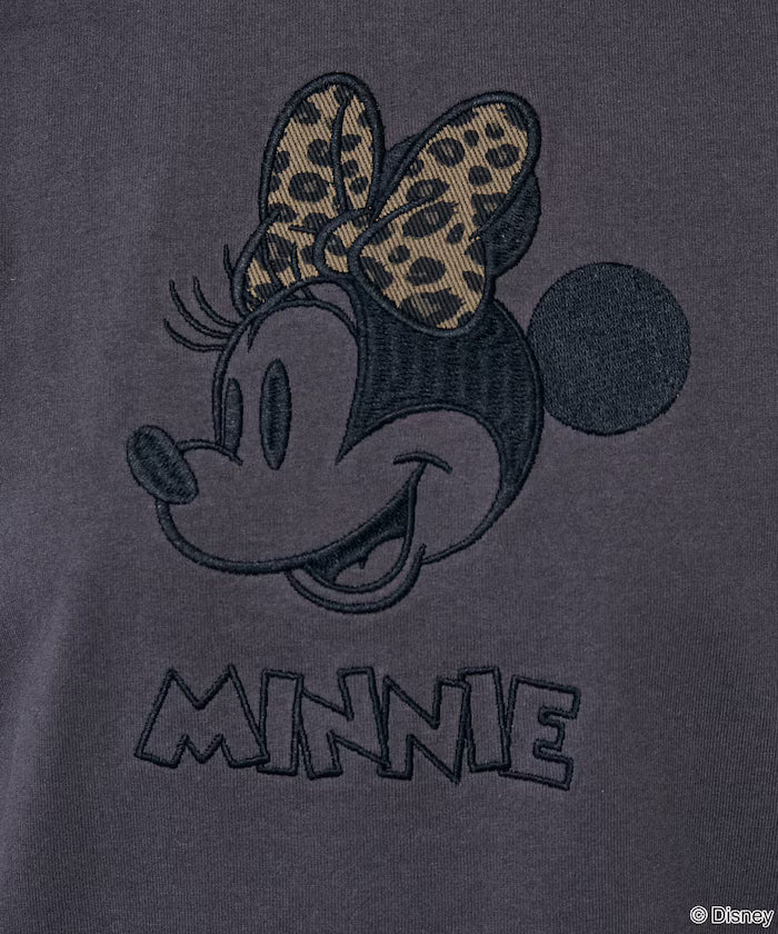 Minnie Mouse/ミニーマウス/ Leopard Print Docking T-Shirt Limited Edition
