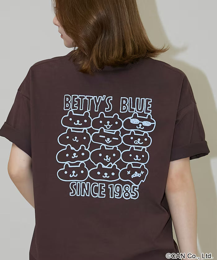 BETTYS BLUE Back Print T-Shirt Limited Edition - Brown