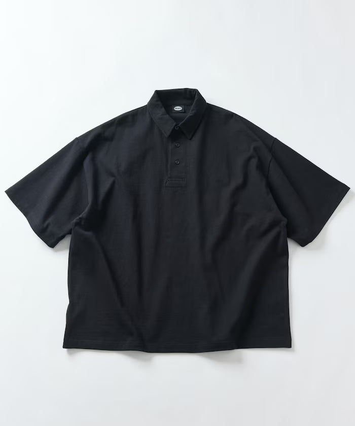 9 oz Heavyweight Big Silhouette heavyweight polo shirt/oversized polo 【limited edition】