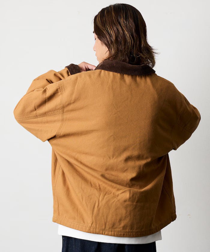 Big Silhouette Corduroy Switch Duck Blouson [Limited Edition]