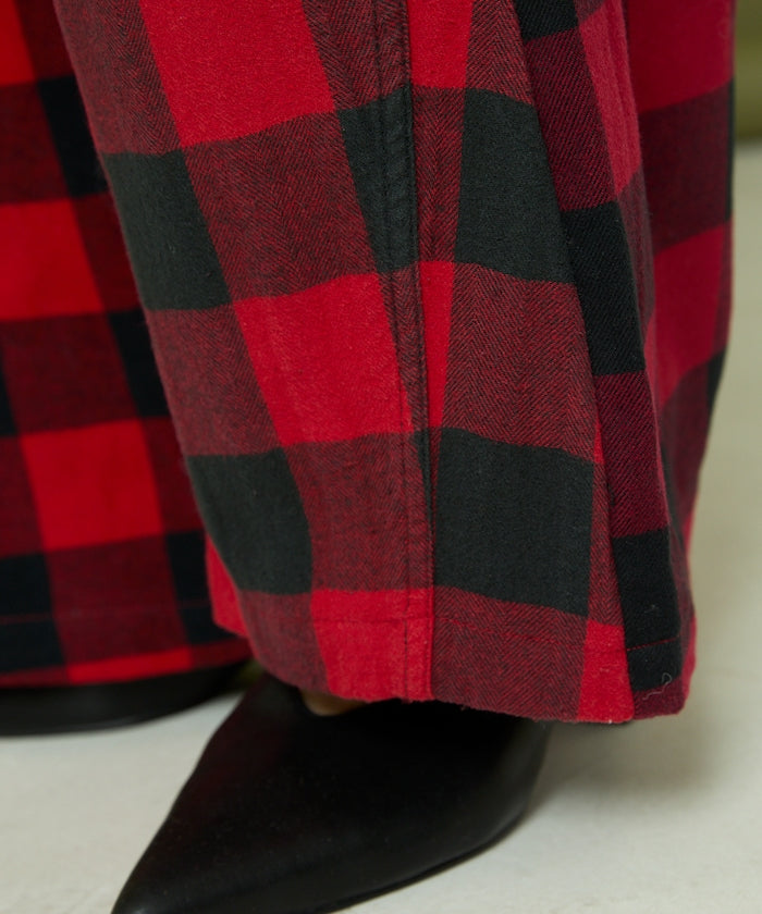 Flannel Check Easy Pants