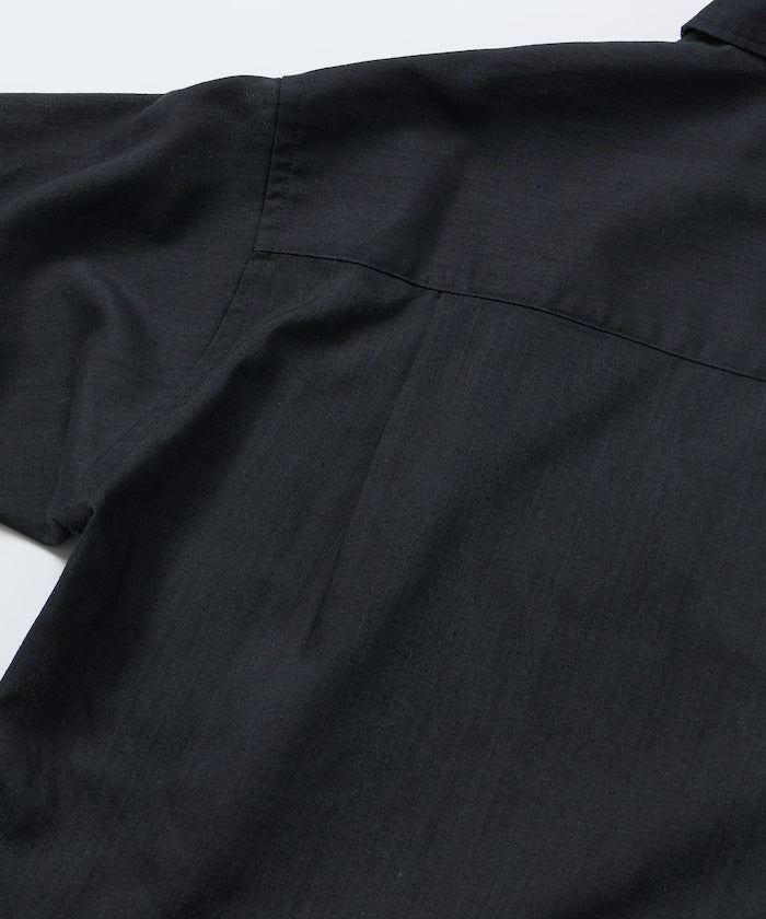 Relax Fit Relax Fit Linen Mix Polo Collar Shirt [Limited Edition]