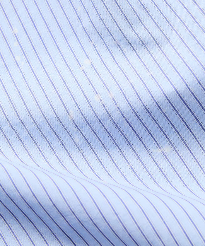 Big Silhouette Damage Processing Regular Color S/S Shirt/Check/Stripe/Fade Processing [Limited Edition]