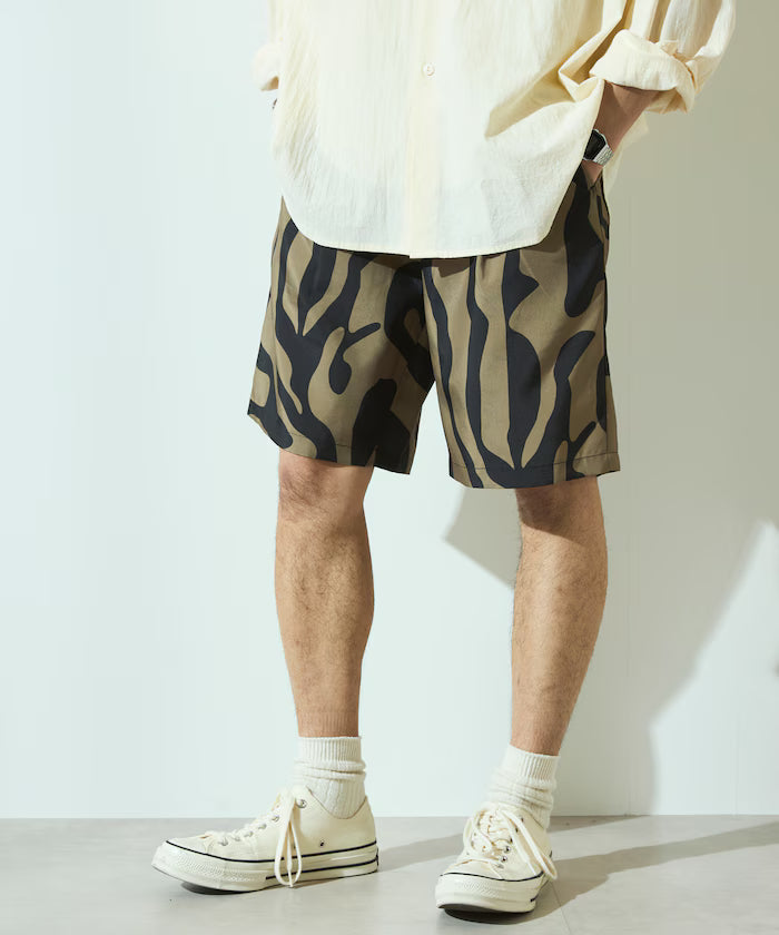 Pattern Easy Shorts / All-over Print Short Pants / Compatible with Setup