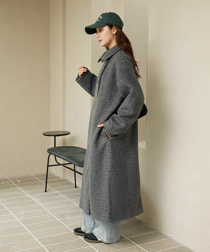 Multicolor Shaggy Long Coat Limited Edition