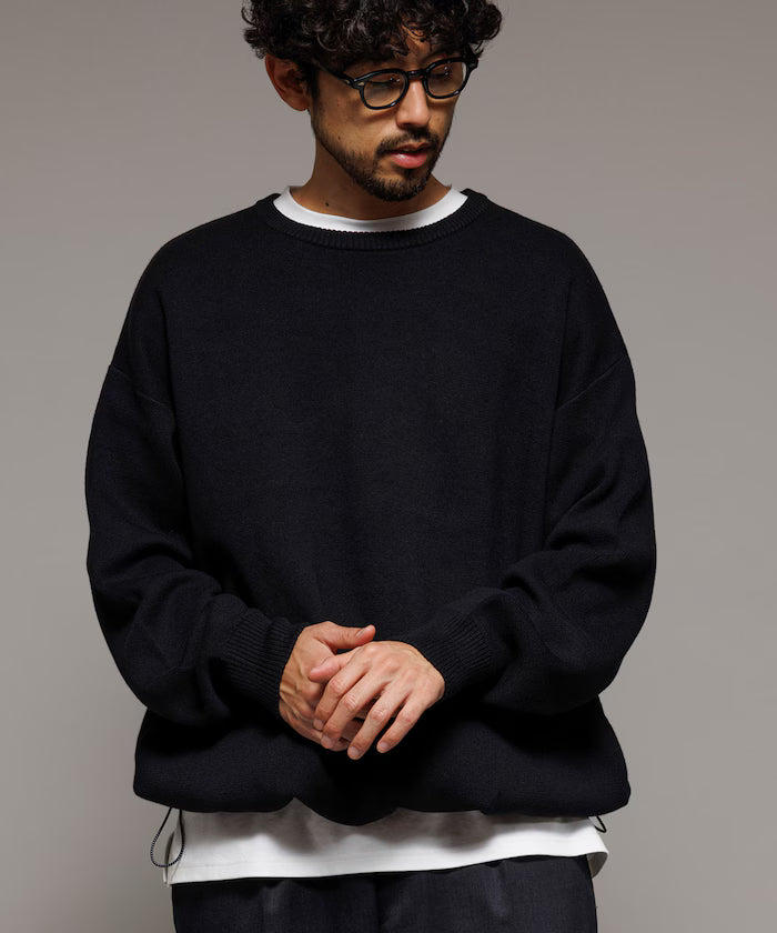 Milan Rib Spindle Crew Knit / Easy Care