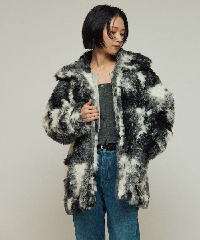 Fake Fur Mid-Length Coat / Fur Coat