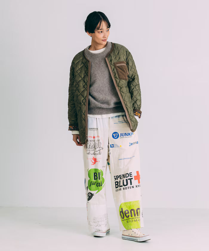 vintage European eco bag remake pants