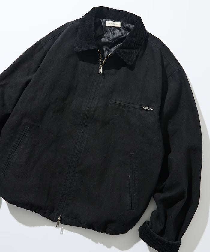 Big Silhouette Corduroy Switch Duck Blouson [Limited Edition]