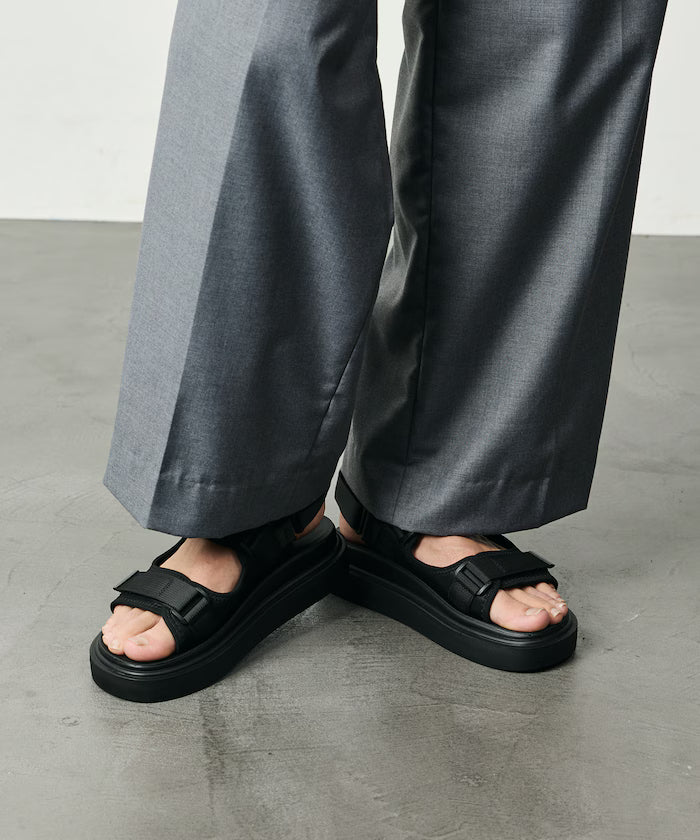 Limited release 2way volume sole double trap sports sandals platform sole