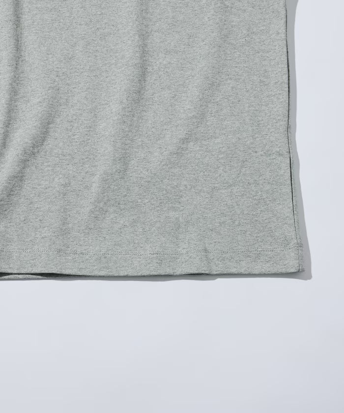 6 oz Front Logo Embroidered Crew Neck T-Shirt / Back Print T-Shirt PRINT ROUND FIRST