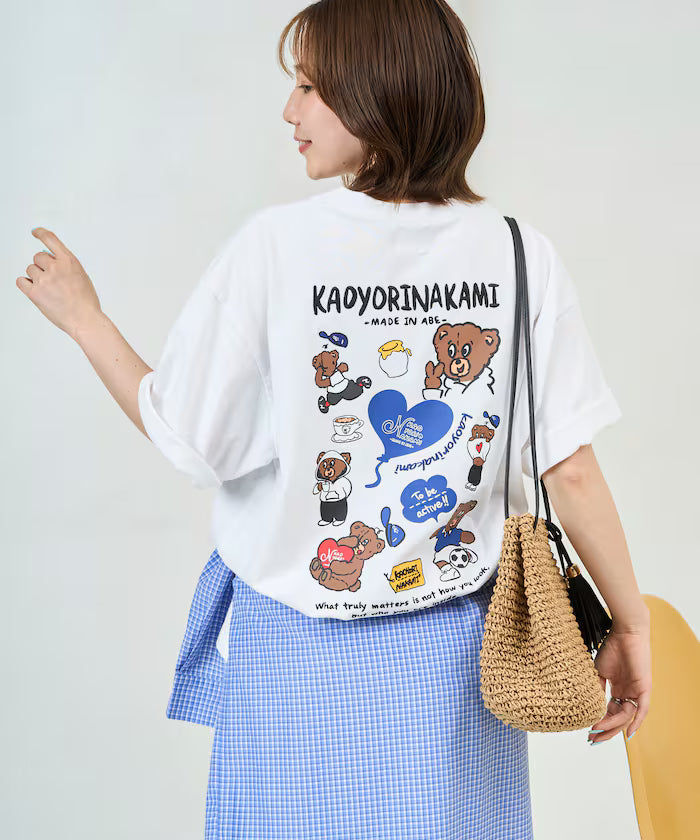 [May 22 12:00 Sales Start] kaoyorinakami × FREAK'S STORE / Kaoyorinakami Special Edition Random Bear Tee