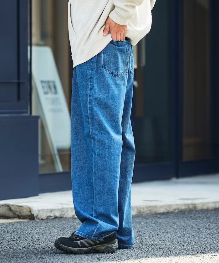 Wide Straight Denim Pants [Limited Edition]