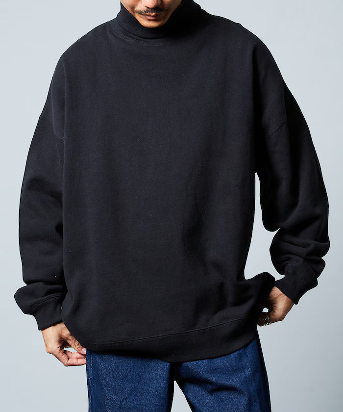 12oz Heavyweight Big Silhouette Turtle Neck Sweatshirt [Limited Edition]