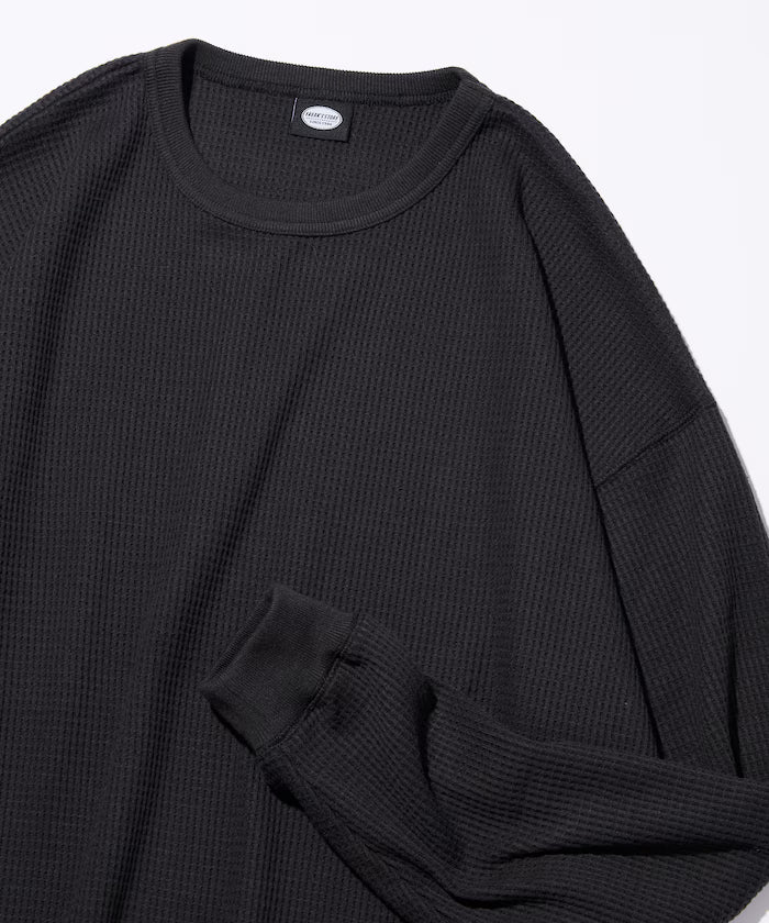 Big Silhouette Long Sleeve Waffle Thermal L/S T-shirt [Limited Edition]