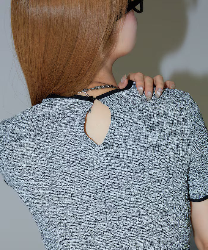 Shearing Design Check Pullover Shirt