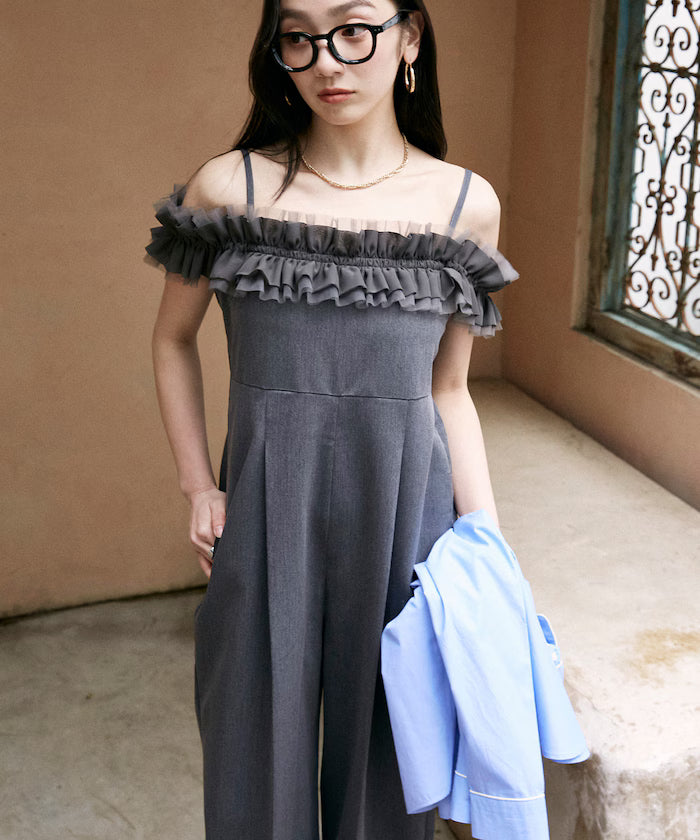 2WAY Tulle Shoulder Salopette Limited Edition