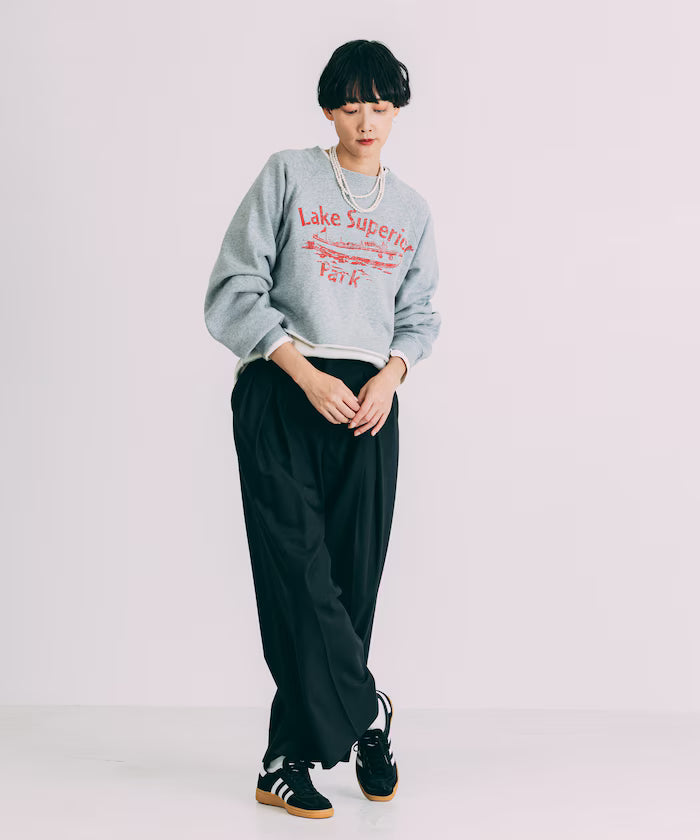Grunge Cutoff Short Sweatshirt