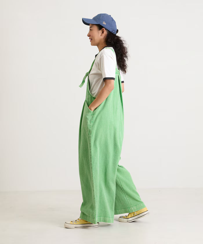 India double gauze flare salopette