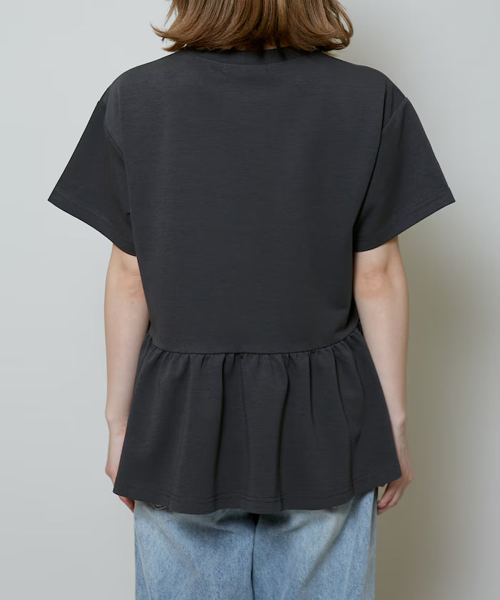 <Contact Cooling> Cool Ponchi Peplum T-Shirt Limited Edition