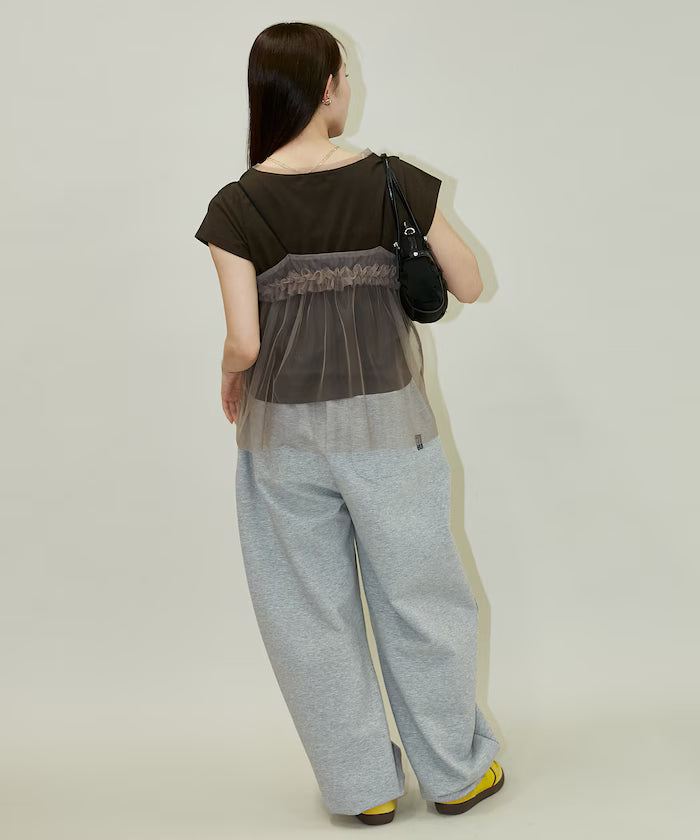Tulle Bustier T-shirt Set Limited Edition