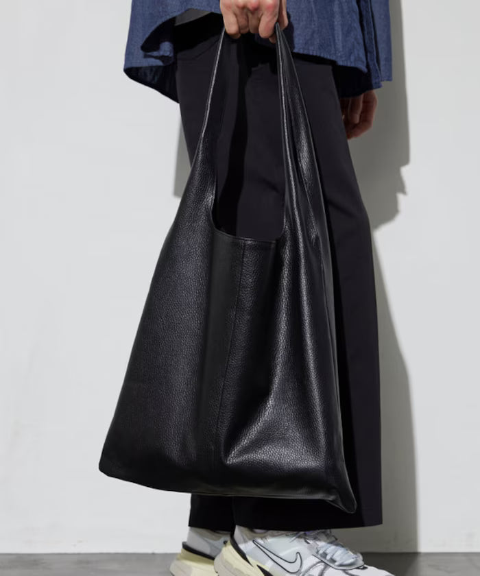 Leather Marche Bag / Leather Marche / Tote Bag / Cowhide / Water-repellent Leather