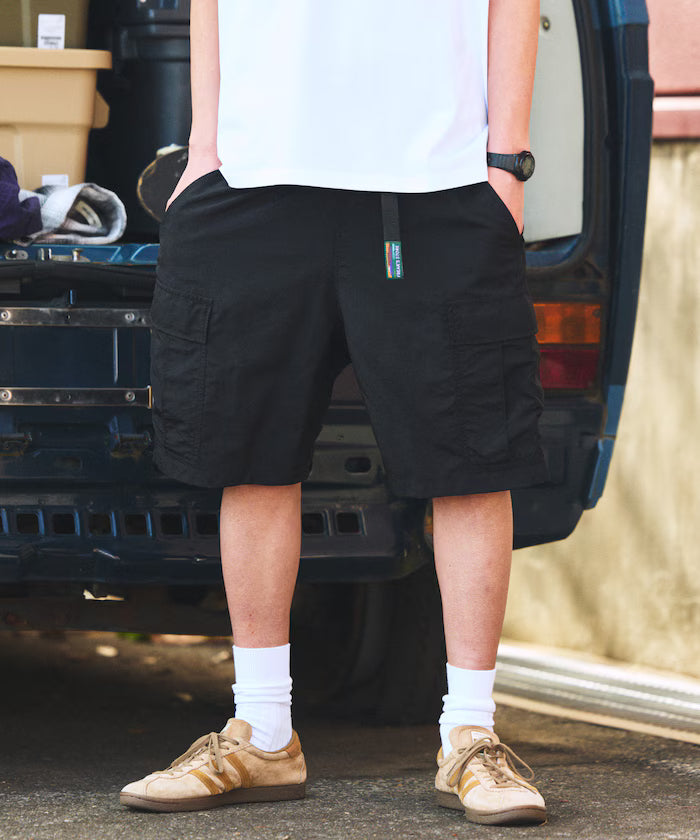Nylon Climbing Cargo Shorts 【Limited Edition】 - Black