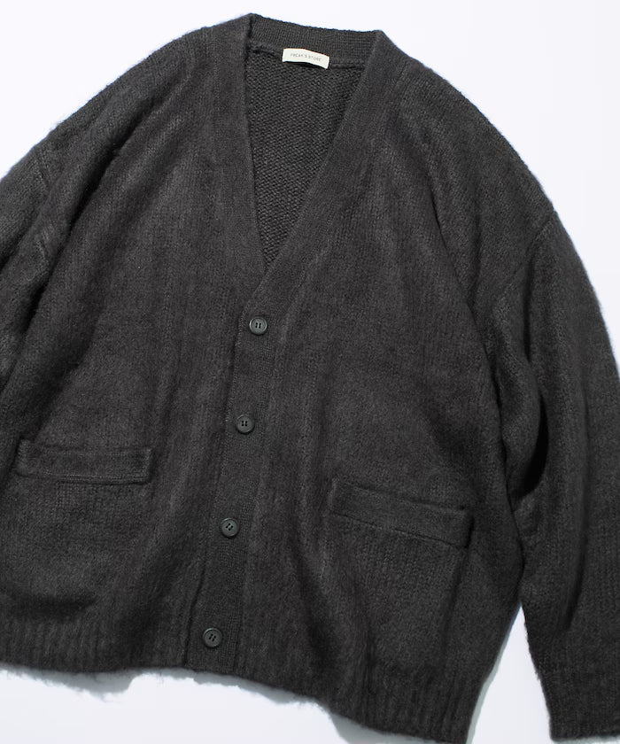 Relax Fit Shaggy Knit Loose Cardigan 【Limited Edition】