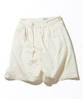 Extra Long Staple Organic Cotton 2 Tuck Chino Shorts - Off-White