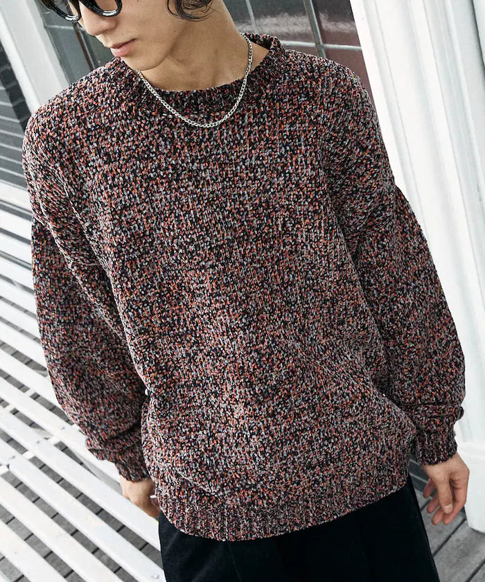 Mall Yarn Crew Neck Knit 【Limited Edition】