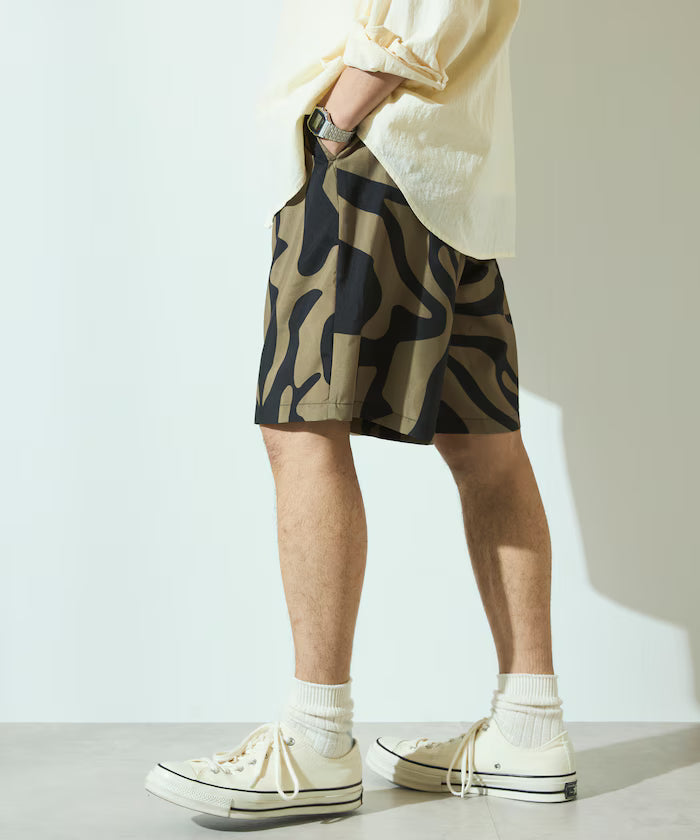 Pattern Easy Shorts / All-over Print Short Pants / Compatible with Setup