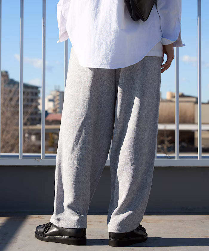 Spindle Summer Tweed Easy Wide Pants