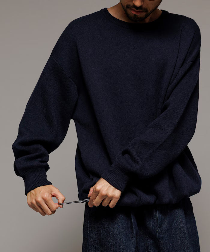 Milan Rib Spindle Crew Knit / Easy Care
