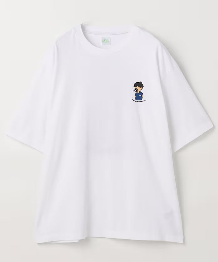 [Starting sale on May 22 at 12:00] kaoyorinakami × FREAK'S STORE/ Kaoyorinakami limited edition soccer ball boy Tee